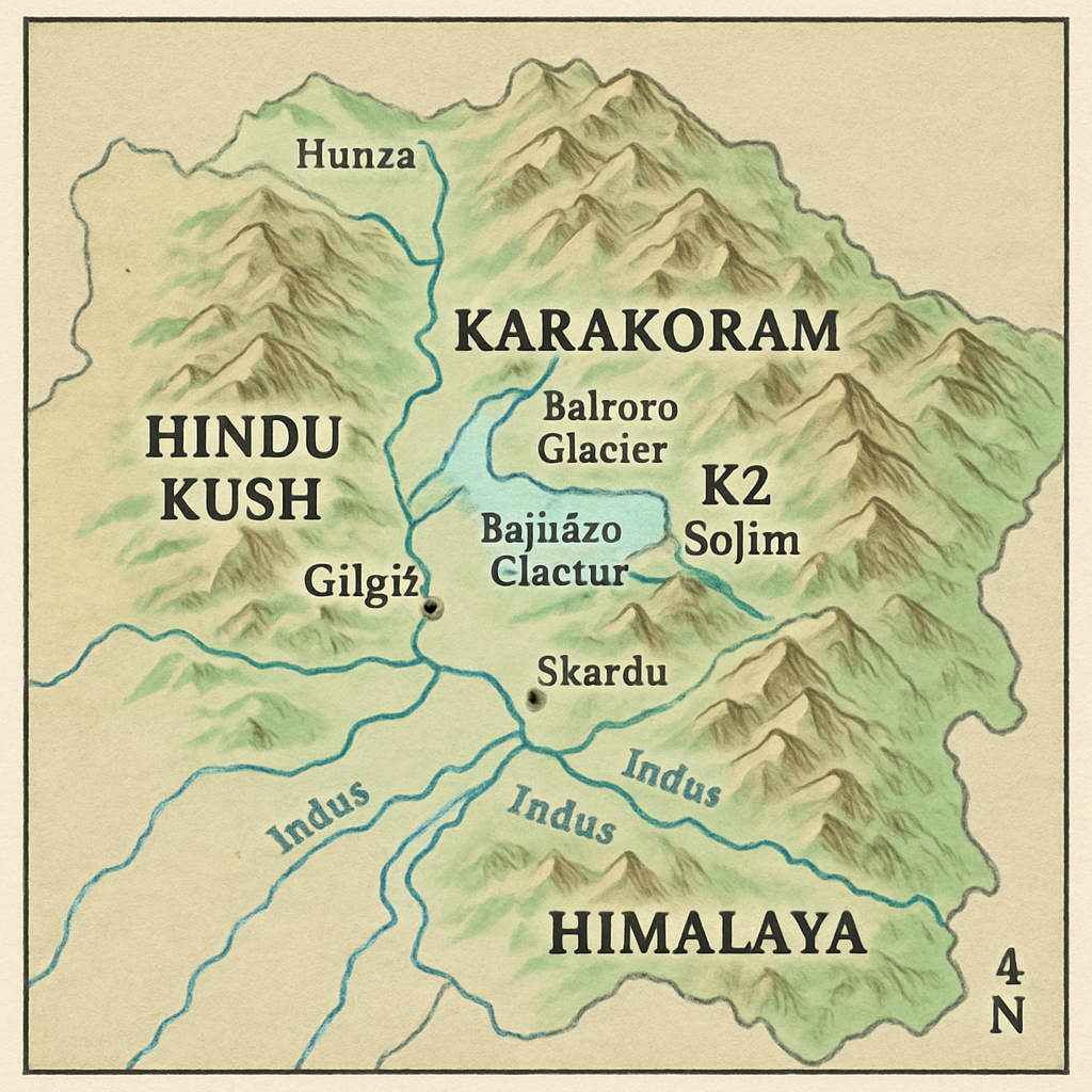 Gilgit Baltistan Map