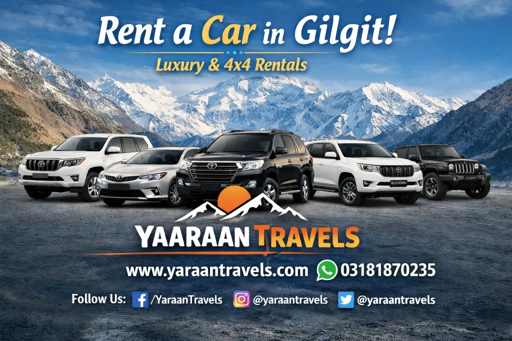 Rent a Car in Gilgit
